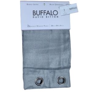 Buffalo David Bitton NWT blackout gray window panels